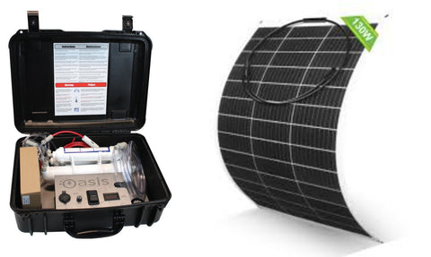 Oasis Model 2 with 130 watt Flexible Panel